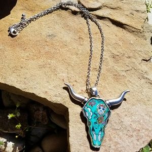 🌵Longhorn Aqua Skull🌵